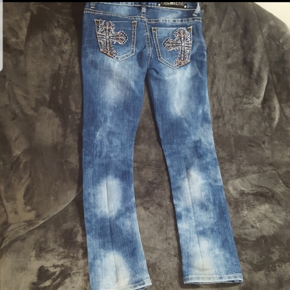 PREMIERE RUE 21 EMBELLISHED SKINNY JEANS ~ NEW - Picture 2 of 8